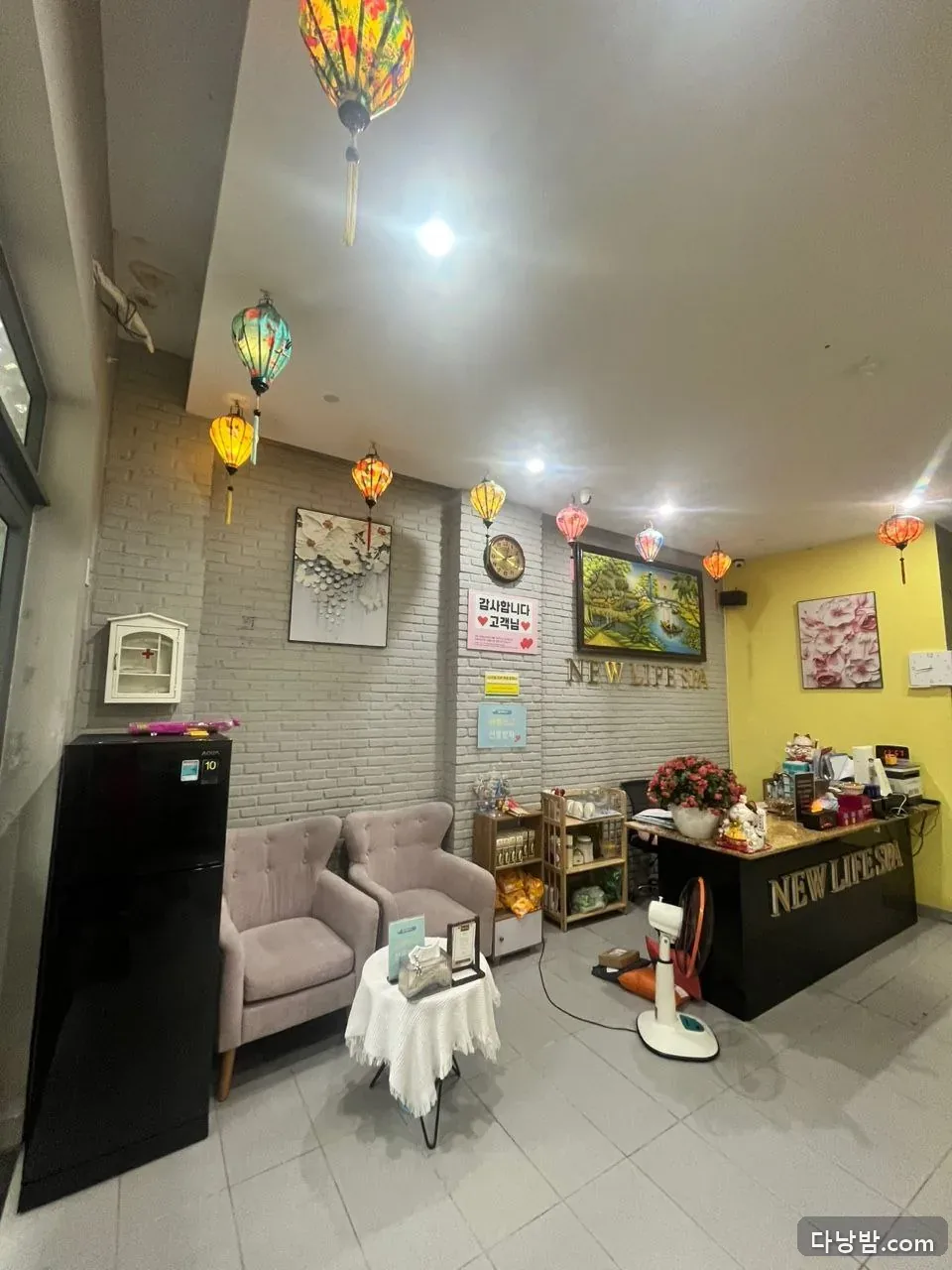 다낭 뉴라이프 스파 한방 실내 사진 2/11 — 미케비치 북측·손짜 방면 마사지